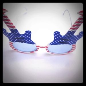 Sunglasses Red White & Blue Rockstar Guitar